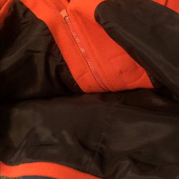 Mulberry Bright Orange Hooded  Lined Utility Jacket - Picture 7 of 7